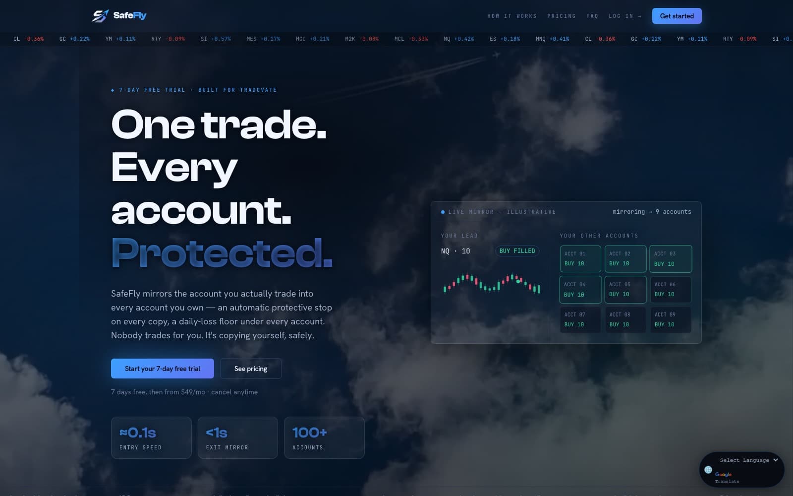 SafeFly — live product